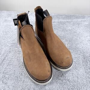 Ariat Womens Rebar Wedge Chelsea Waterproof Composite Work Boots Sz 7B *READ*